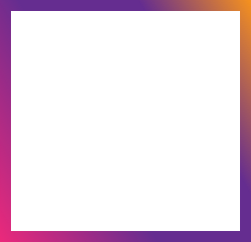 Gradient Frame Orange Purple Red